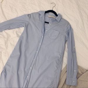 Zara Stripped Long Dress Shirt